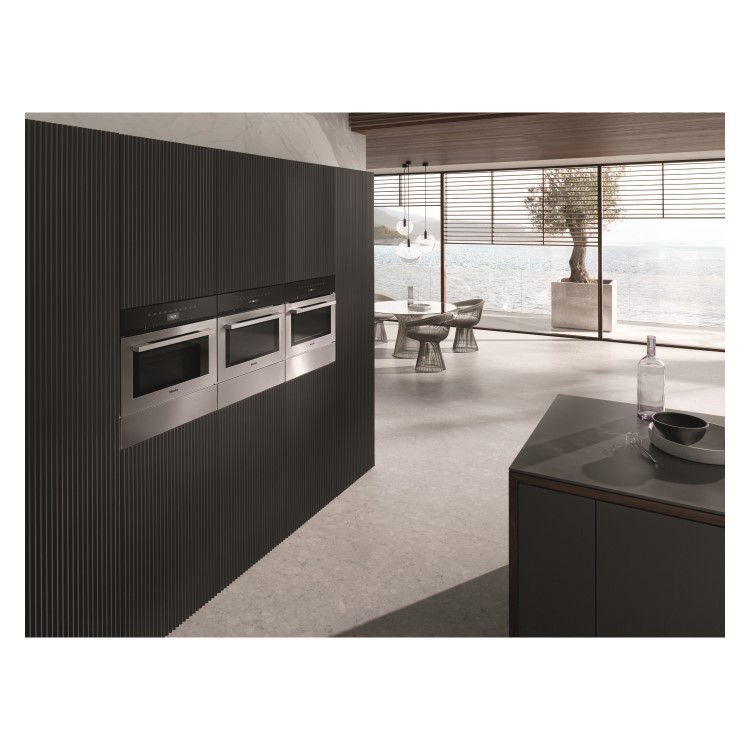 Refurbished Miele H7140BM 46L 1000W Built In Combination Microwave Oven 