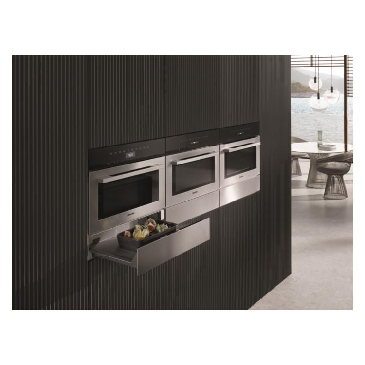 Refurbished Miele H7140BM 46L 1000W Built In Combination Microwave Oven 