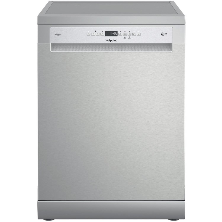 Refurbished Hotpoint Maxi Space Freestanding Dishwasher - C-Rated, Silver