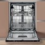 Hotpoint Maxi Space Integrated Dishwasher - B-Rated Black Control Panel