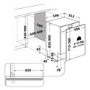 Hotpoint Maxi Space Integrated Dishwasher - B-Rated Black Control Panel