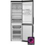 Refurbished Hotpoint H7T911AKSHAQUA1 Freestanding 360 Litre 70/30 Frost Free Fridge Freezer Inox