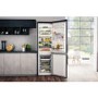 Refurbished Hotpoint H7T911AKSHAQUA1 Freestanding 360 Litre 70/30 Frost Free Fridge Freezer Inox