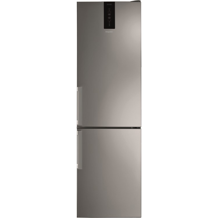 Hotpoint 368 Litre 70/30 Freestanding Total No Frost Fridge Freezer - Mirror/Inox