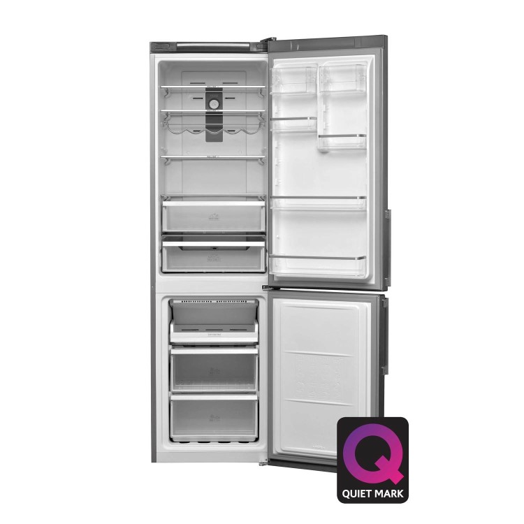 Hotpoint 368 Litre 70/30 Freestanding Total No Frost Fridge Freezer - Mirror/Inox