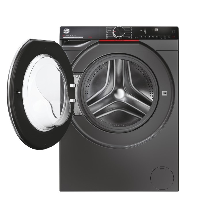 Hoover H-Wash 700 9kg 1400rpm Washing Machine - Graphite