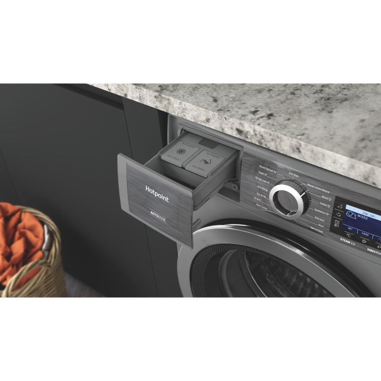 Hotpoint GentlePower 10kg 1400rpm Washing Machine - Silver