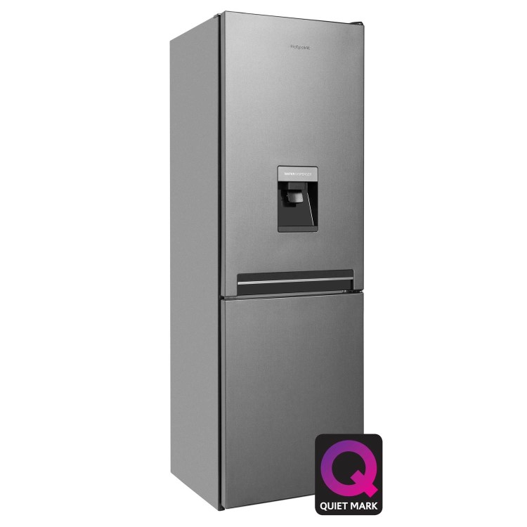 Hotpoint H8A1ESBWTD 338 Litre Freestanding Fridge Freezer 50/50 Split Frost Free 59.5cm Wide - Silver