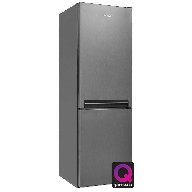 HOTPOINT H8A1ESB 338 Litre Freestanding Fridge Freezer 50/50 Split Frost Free 59.5cm Wide - Silver