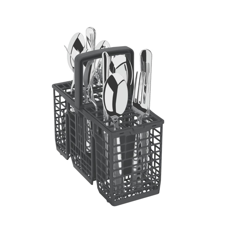 Hotpoint Hydroforce Freestanding Dishwasher - Maxi Space B-Rated Stainless Steel