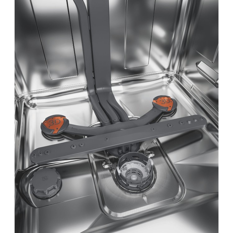 Hotpoint Hydroforce Freestanding Dishwasher - Maxi Space B-Rated Stainless Steel