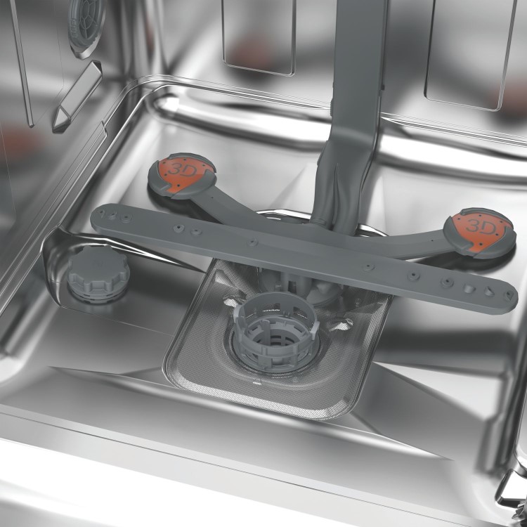 Hotpoint Hydroforce Freestanding Dishwasher - Maxi Space B-Rated Stainless Steel