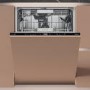 Refurbished Hotpoint Hydroforce Integrated Dishwasher - B-Rated Black control panel