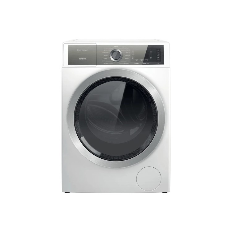 Refurbished Hotpoint AutoDose H8W946WBUK Freestanding 9KG 1400 Spin Washing Machine White