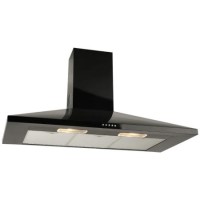 LEISURE H91PK 90cm Chimney Cooker Hood Black
