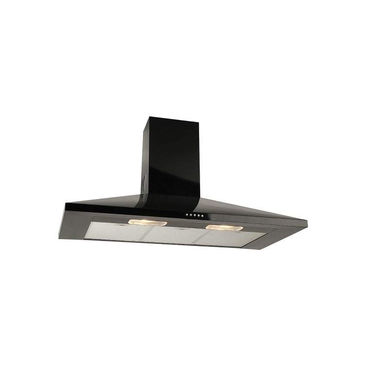 LEISURE H91PK 90cm Chimney Cooker Hood Black