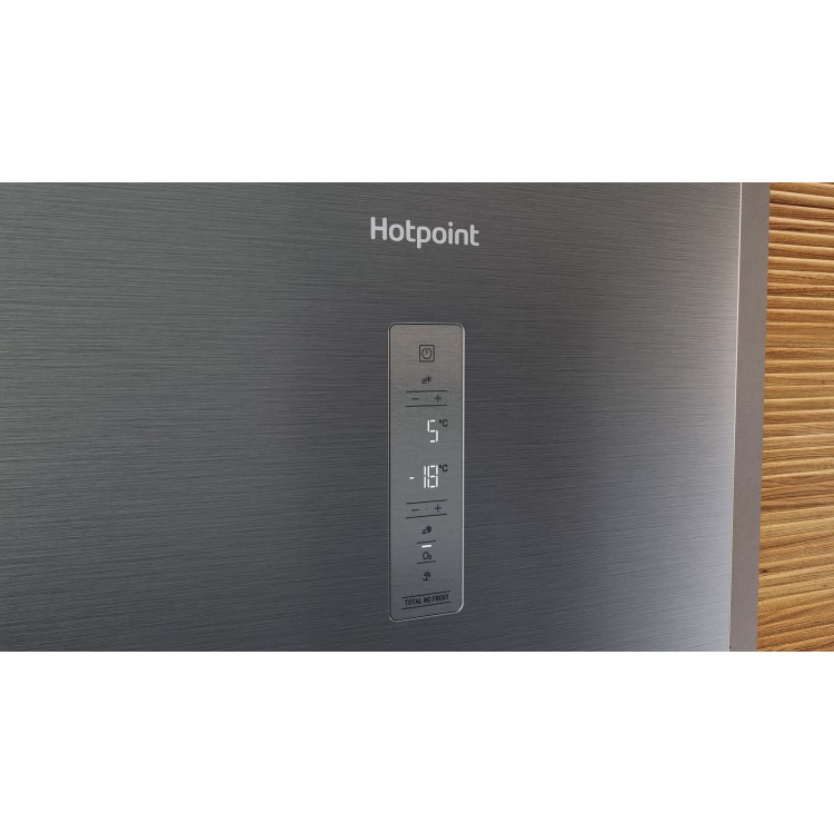 Hotpoint 367 Litre 70/30 Freestanding Fridge Freezer - Saturn Steel