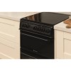 Hotpoint HAE51KS 50cm Double Cavity Electric Cooker With Ceramic Hob Black