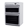 Refurbished Hotpoint HAE60P 60cm Double Oven Electric Cooker White