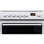 Refurbished Hotpoint HAE60P 60cm Double Oven Electric Cooker White