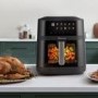 Hisense HAF1800DCDUK 6.3L Air Fryer with Touch Colour Display - Black