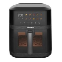 Hisense HAF1800DCDUK 6.3L Air Fryer with Touch Colour Display - Black
