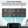 Hisense HAF1800DCDUK 6.3L Air Fryer with Touch Colour Display - Black