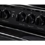 Hotpoint HAG51K 50cm Twin Cavity Gas Cooker - Black
