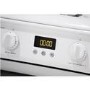 Hotpoint HAG51P 50cm Twin Cavity Gas Cooker White