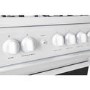 Hotpoint HAG51P 50cm Twin Cavity Gas Cooker White