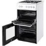 Hotpoint HAG51P 50cm Twin Cavity Gas Cooker White
