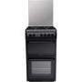 Hotpoint HAGL51K Creda Collection 50cm Double Cavity Gas Cooker Black