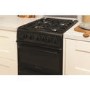 Hotpoint HAGL51K Creda Collection 50cm Double Cavity Gas Cooker Black