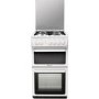 Hotpoint HAGL51P 50cm Double Cavity Gas Cooker - White