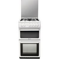 Hotpoint HAGL51P 50cm Double Cavity Gas Cooker White