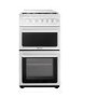 Hotpoint HAGL51P 50cm Double Cavity Gas Cooker - White