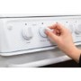 Hotpoint HAGL51P 50cm Double Cavity Gas Cooker - White
