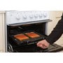 Hotpoint HAGL51P 50cm Double Cavity Gas Cooker - White