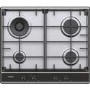 Refurbished Haier HAHG6BR4S2X 60cm 4 Burner Gas Hob Stainless Steel