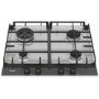 Refurbished Haier HAHG6BR4S2X 60cm 4 Burner Gas Hob Stainless Steel