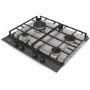 Refurbished Haier HAHG6BR4S2X 60cm 4 Burner Gas Hob Stainless Steel
