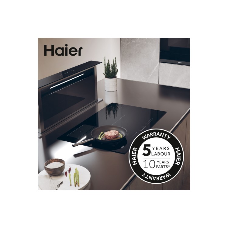 Refurbished Haier HAHG6BR4S2X 60cm 4 Burner Gas Hob Stainless Steel