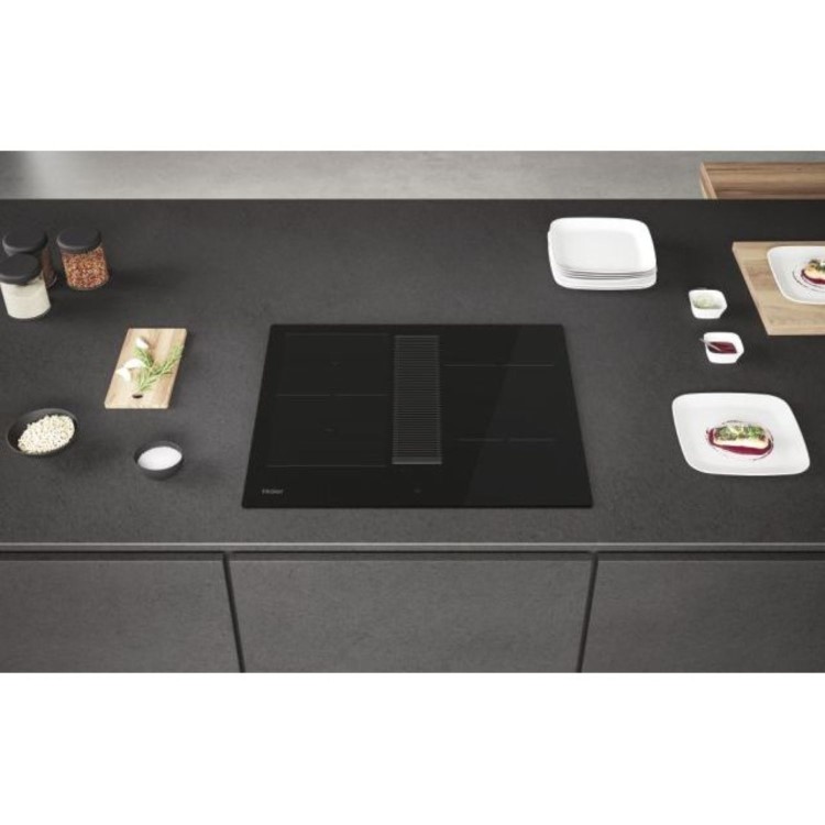 Haier Series 6 60cm Venting Induction Hob - Black