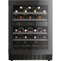Haier 44 Bottle Dual Zone Wine Cooler - Black Haier 44 Bottle Dual Zone Wine Cooler - Black