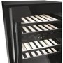 Haier 44 Bottle Dual Zone Wine Cooler - Black