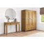 Harrington Solid Oak 2 Door 1 Drawer Wardrobe
