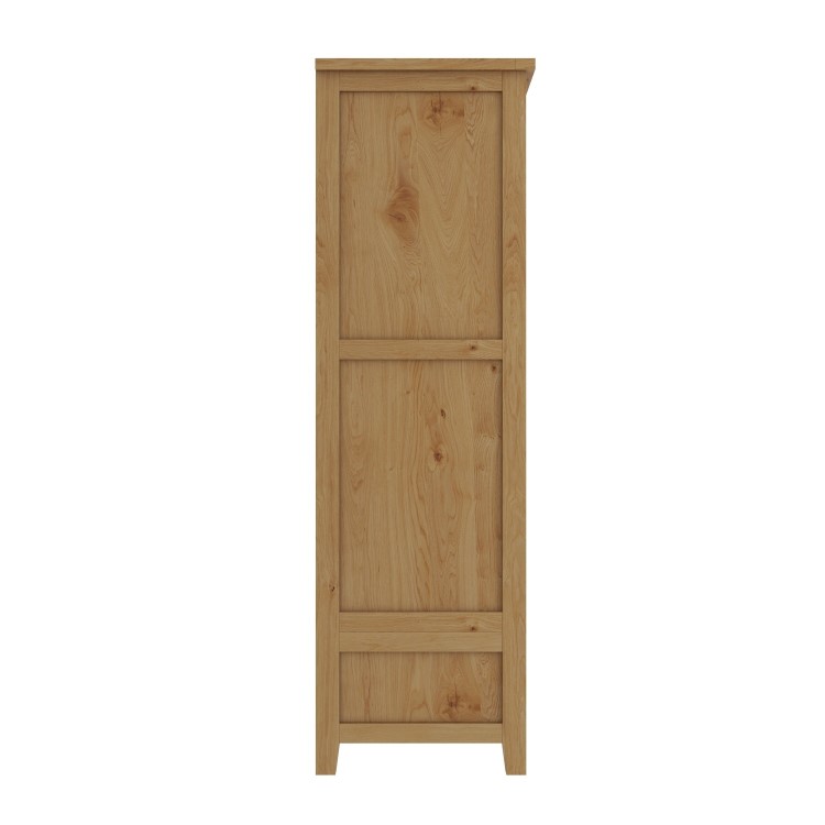 Harrington Solid Oak 3 Door 2 Drawer Wardrobe