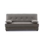 Kyoto Futons Harley Sofa Bed with Storage in Charcoal Fabric 
