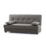 Kyoto Futons Harley Sofa Bed with Storage in Charcoal Fabric 