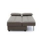 Kyoto Futons Harley Sofa Bed with Storage in Charcoal Fabric 